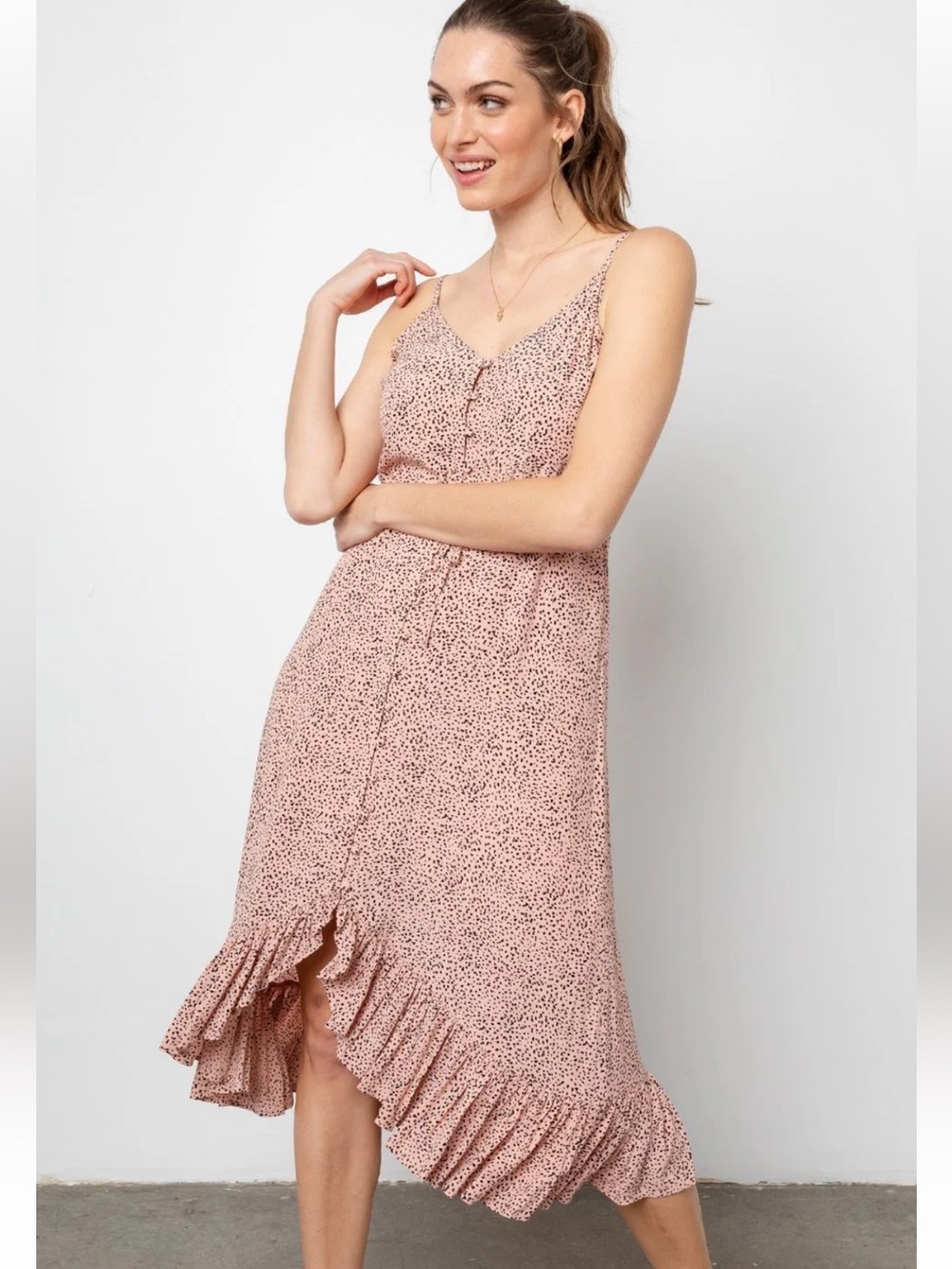 Rails - Frida Dress in Rose Spotted